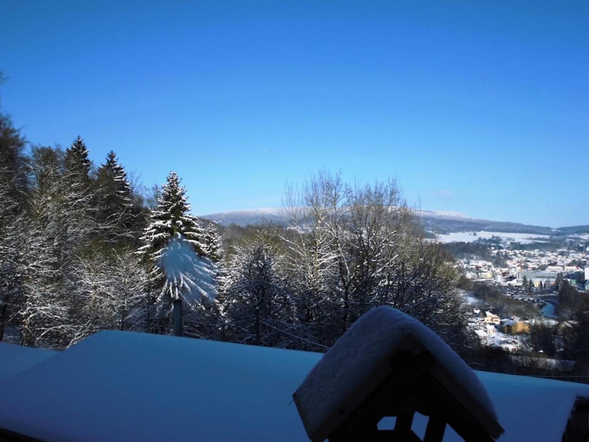 Apartment With Panoramic View Brotterode Exteriör bild